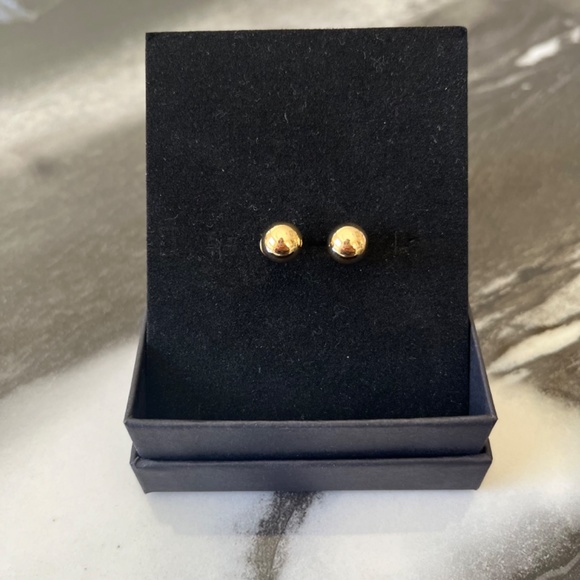 18K Brazilian Gold Plated Ball Necklace and Earring Set - Brand New - Picture 8 of 12